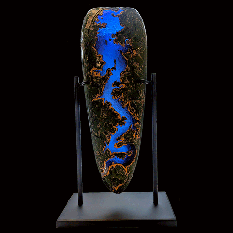 Riverway Series-Blue Dragon River, Odeliete, Portugal